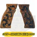 CZ 75 / Sarsılmaz Kılınç 2000 Uyumlu Yarasa Figürlü Hakiki Ceviz Kabze