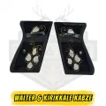 Walther PP / Kırıkkale 7.65 mm Siyah Pleksi Sedef İşlemeli Kabze - Premium Seri