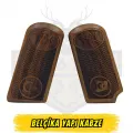 Belçika Yapı Uyumlu Osmanlı ve Tuğra İşlemeli Hakiki Ceviz Kabze
