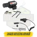 Professional Tactical Red Laser Sight - Uzaktan Basınç Anahtarlı ve Ray Uyumlu