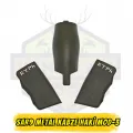 Sarsılmaz SAR9 & SAR9 Compact Uyumlu Metal Kabze - Haki (Gök-Türkçe TÜRK Yazılı) - Model 3