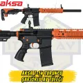 Aksa T-14 Turuncu Yarı Otomatik Şarjörlü Av Tüfeği - 36 Kalibre (.410 Cal)