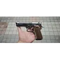 BLOW F92 Kurusıkı Ses Tabancası Parlak Krom Sarı Parçalı