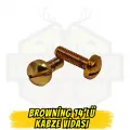 Browning 14lü Tabanca Kabze Vidası 2 Adet - Altın Kaplama Görünüm