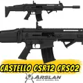 Castello CSR12 Şarjörlü Av Tüfeği SCAR tipi SCAR KLONU SİYAH CRS02