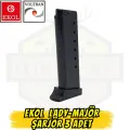 Ekol Major / Lady Kuru Sıkı Tabanca Şarjör - Siyah (7+1 Kapasite)
