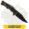 Huntink Katlanır Çakı Yılan Kurukafa Figürlü - Açık Uzunluk 20 cm Kapalı 11.5 cm