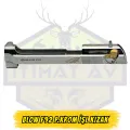 Blow F92 Kurusıkı Tabanca Üst Kızağı - Parlak Krom Altın İşlemeli (Hazır Kurulu)
