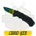MTech Katlanır Çakı Rengarenk Dragon Figürlü - Açık Uzunluk 20 cm Kapalı 12 cm
