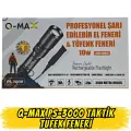 Q-max PS-3000 Taktik Tüfek Feneri (18650 Şarjlı - Ray Bağlantılı)
