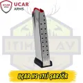 Uçar HS2000 / Springfield XD-9 Tabanca Şarjörü - Parlak Krom Nikel (17 Kapasiteli)