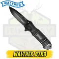 Umarex Walther BTK3 Black Tac Pro Katlanır Çakı - Cam Kırıcı Kılıflı