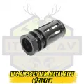 VFC Airsoft Tam Metal Alev Gizleyen - Flash Hider (14mm CCW Siyah)