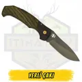 Yerli Çakı Ahşap Kabze - Açık Uzunluk 22 cm Kapalı 13 cm