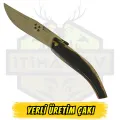 Yerli El Yapımı Çakı Kemik Sap - Açık Uzunluk 22.5 cm Kapalı 13 cm