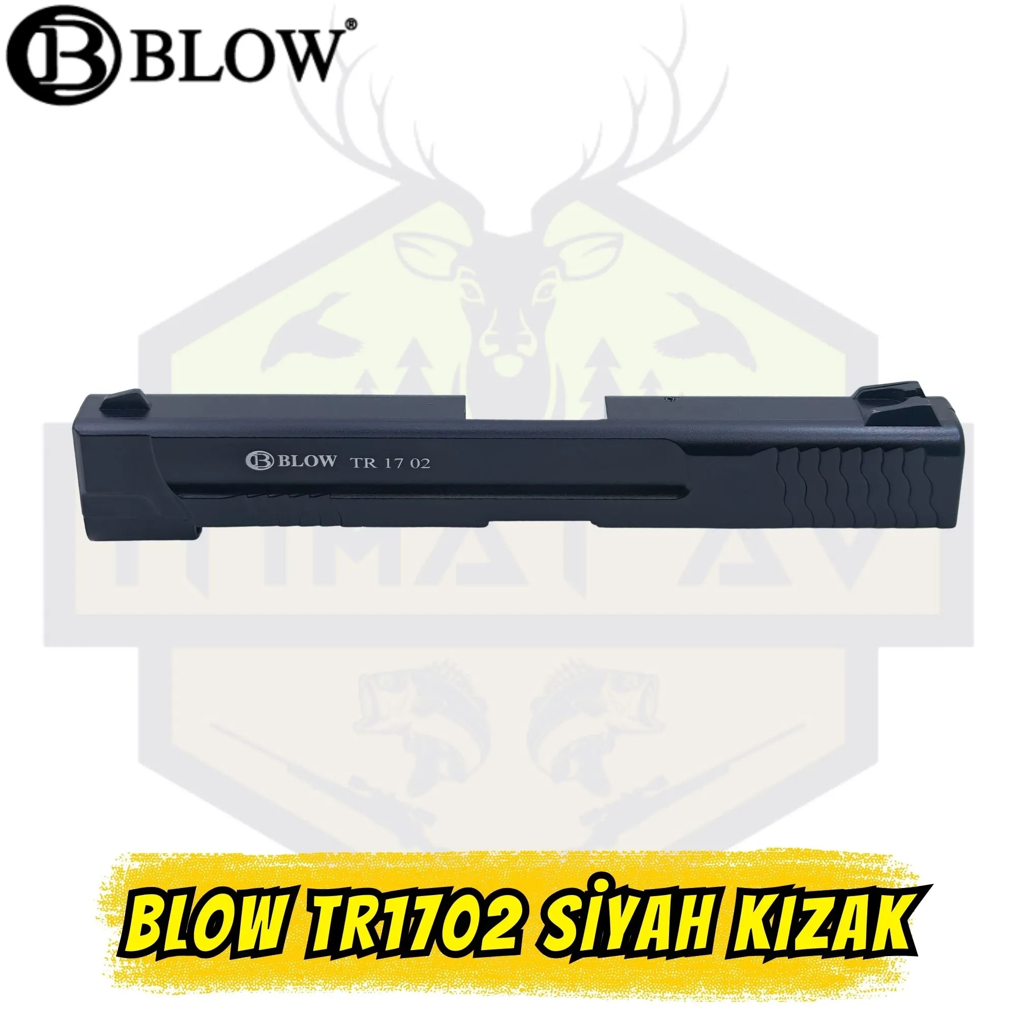 Blow TR1702 Kurusıkı Tabanca Üst Kızak (Sürgü) - Mat Siyah Orijinal
