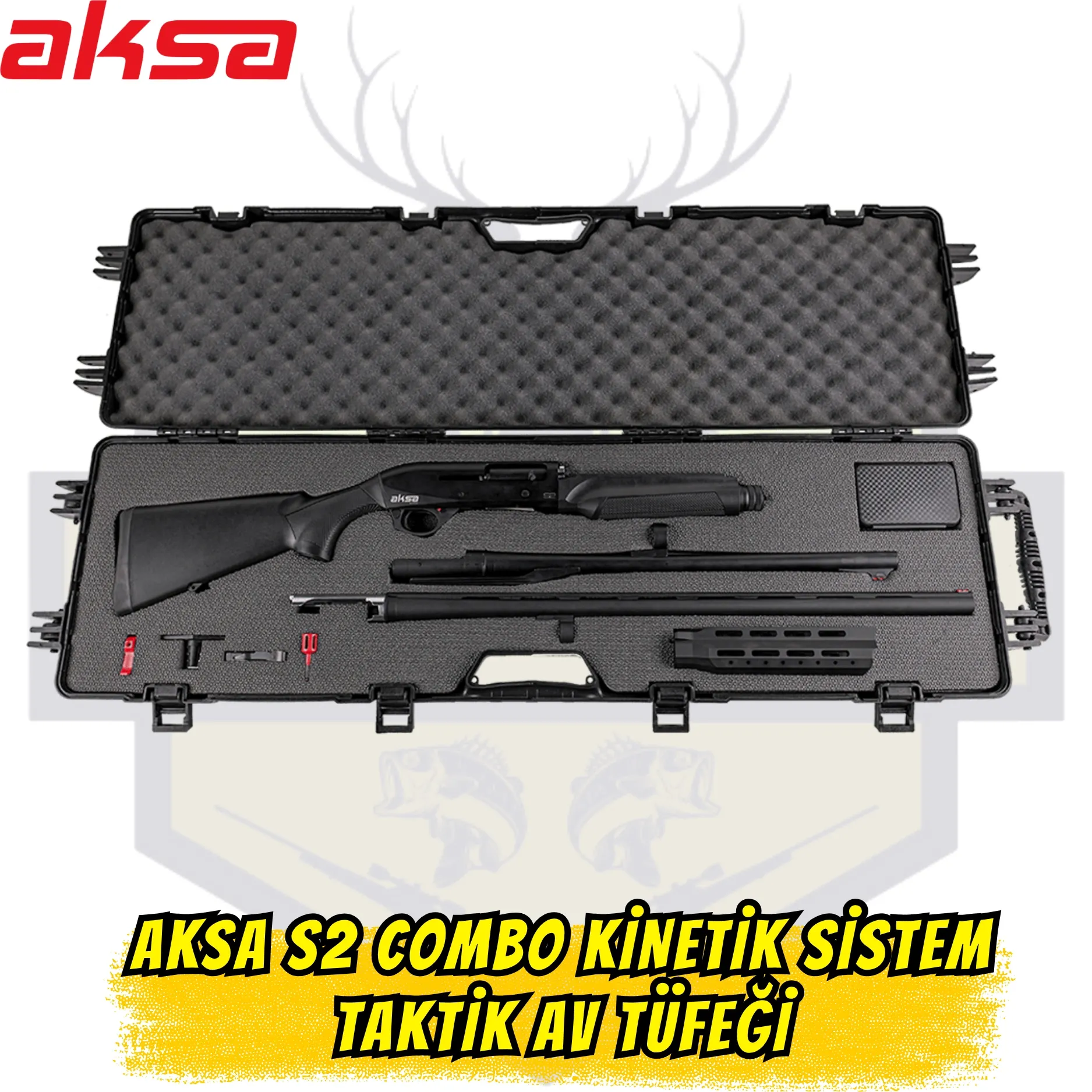 Aksa S2 Combo Kinetik Sistem Taktik Av Tüfeği - 12 Kalibre (Yarı Otomatik)