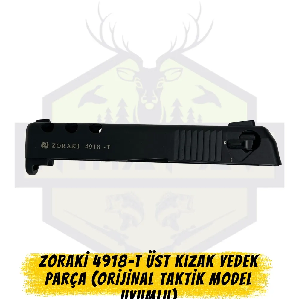 Zoraki 4918-T Üst Kızak Yedek Parça (Orijinal Taktik Model Uyumlu)