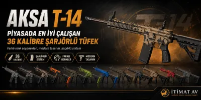 Aksa T-14: Piyasada En İyi Çalışan 36 Kalibre Şarjörlü Tüfek