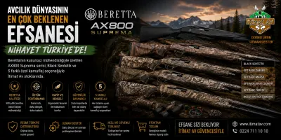 Beretta AX800 Suprema Serisi: Bekleyiş Sona Erdi!