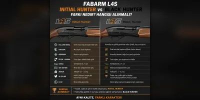 Fabarm L4S Initial Hunter ve Black Hunter Farkı Nedir? Hangisi Alınmalı?