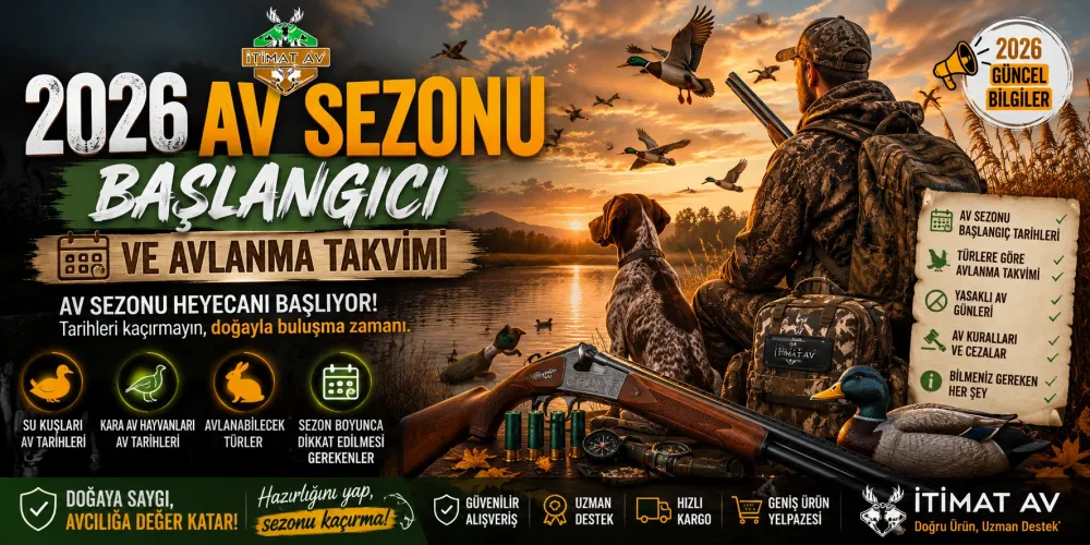 2026-2027 Av Sezonu Başlangıcı ve MAK Avlanma Takvimi