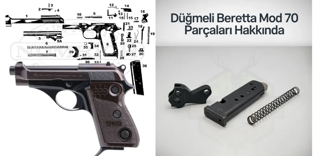 Düğmeli Beretta Mod 70 ve 92FS İçin En İyi Yedek Parçalar ve Taktik Modifikasyonlar