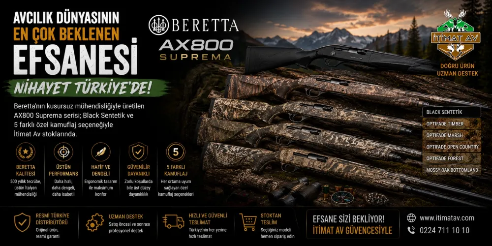 Beretta AX800 Suprema Serisi: Bekleyiş Sona Erdi!