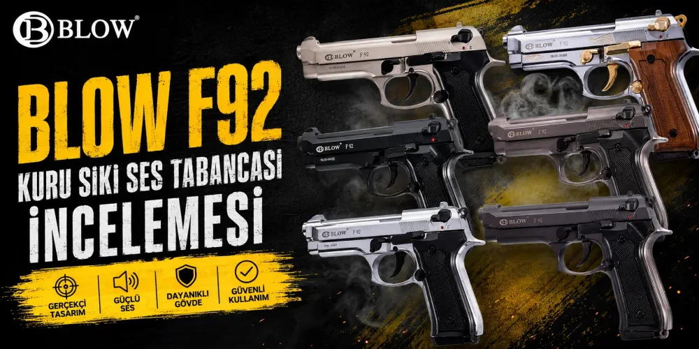 Blow F92 Kuru Sıkı Ses Tabancası İncelemesi