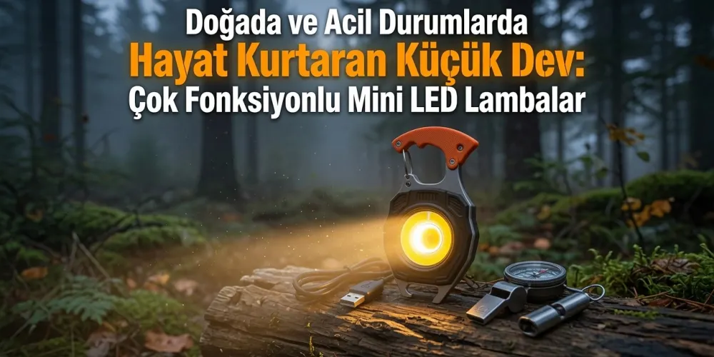 Doğada ve Acil Durumlarda Hayat Kurtaran Küçük Dev: Çok Fonksiyonlu Mini LED Lambalar