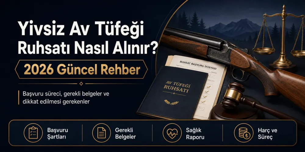 Yivsiz Av Tüfeği Ruhsatı Nasıl Alınır? 2026 Güncel Rehber