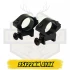 25 mm x 22 mm Ekonomik Seri Sabit Dürbün Ayağı Seti