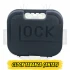 Glock Serisi Plastik Tabanca Taşıma Çantası - 22x26 cm Yumurta Süngerli