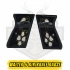 Walther PP / Kırıkkale 7.65 mm Siyah Pleksi Sedef İşlemeli Kabze - Premium Seri