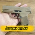 Aksa AK21 Kurusıkı Ses Tabancası (9mm P.A.K) - Çöl Rengi (Tan)