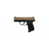 Aksa AK21 Kurusıkı Ses Tabancası (9mm P.A.K) - Çöl / Siyah (Çift Renk)