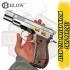 Blow C75 Kurusıkı Ses Tabancası Parlak Krom Altın Parçalı (9 mm - 17+1 Şarjör)