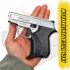 Ekol Volga Kurusıkı Ses Tabancası Parlak Krom (9 mm - Compact Gövde - 610 g - 6+1 Şarjör Kapasiteli