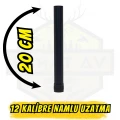 12 Kalibre 20 cm Namlu Uzatma Şoku - Maksimum Menzil ve Grupman Adaptörü