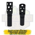 12 Kalibre İçten Şoklu Tüfekler İçin Taktikal Alev Gizleyen (Muzzle Brake)