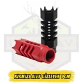 12 Kalibre Dıştan Şok Uyumlu Kırmızı Taktikal Alev Gizleyen - 9 cm