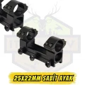 25 mm x 22 mm Sabit Dürbün Ayağı Seti (Pikatini Uyumlu)
