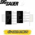 Sig Sauer Romeo5 1x20mm Taktikal Red-Dot (Orijinal - Ömür Boyu Garantili)