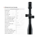 Swampdeer HD PRO Zero Stop 6-24x50 SFIR FFP Profesyonel Tüfek Dürbünü