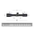Swampdeer HD PRO 4-16x44 SF FFP Taktikal Tüfek Dürbünü (1500G Darbe Dayanımlı)