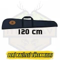 Browning Baskılı Deri Görünümlü Kaliteli Tüfek Kılıfı - 120 cm (71 Namlu Uyumlu)