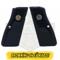 Browning 14lü / High Power Uyumlu Siyah Pleksi Kabze - Browning Logolu (Piano Black)