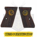 Walther PP / Kırıkkale 7.65 mm Pirinç Ayyıldız Gömme Hakiki Ceviz Kabze