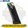 MEC-GAR Glock 17 9mm 18RD AFC Tabanca Şarjörü - Isıl İşlemli Karbon Çelik