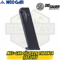 MEC-GAR Sig Sauer P226 9mm 15RD Siyah Şarjör - Korozyon Dirençli Karbon Çelik